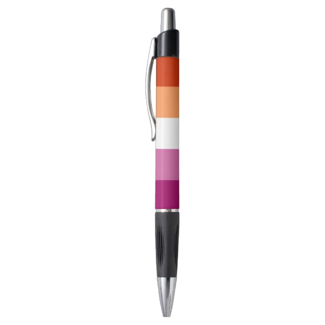 Lesbian Pride Flag LGBTQ Pen (Top (Vertical))