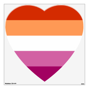Lesbian Pride Flag LGBTQ Wall Decal
