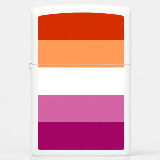 Lesbian Pride Flag LGBTQ Zippo Lighter