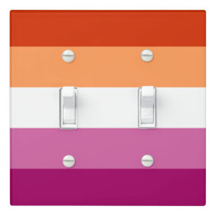 Lesbian Pride flag Light Switch Cover