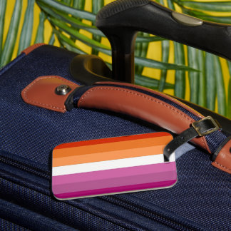 Lesbian Pride Flag Luggage Tag