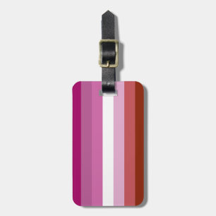 Lesbian Pride Flag Luggage Tag