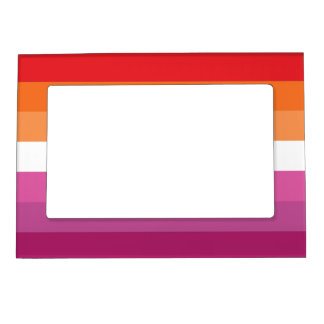 Lesbian Pride Flag Magnetic Frame