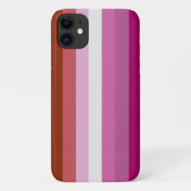 Lesbian Pride Flag (Origin) Case-Mate iPhone Case (Back)