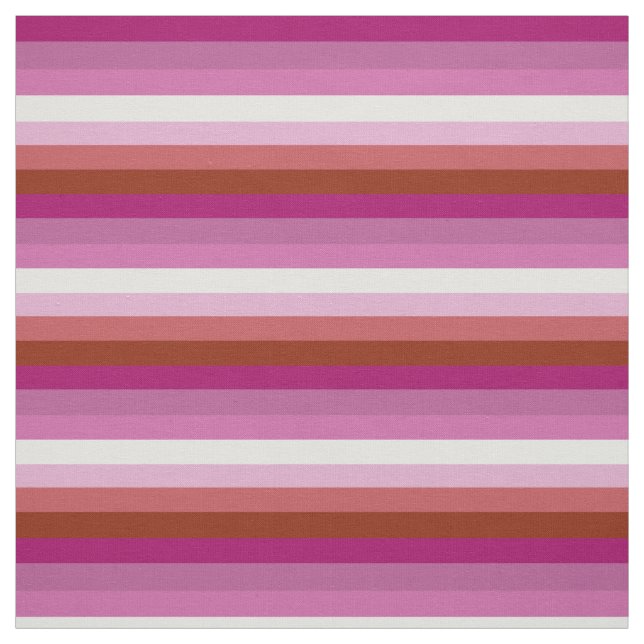 Lesbian Pride Flag (Origin) Fabric (Swatch)