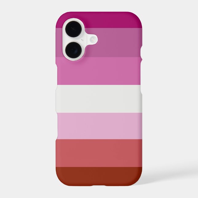 Lesbian Pride Flag (Origin) Iphone Case (Back)