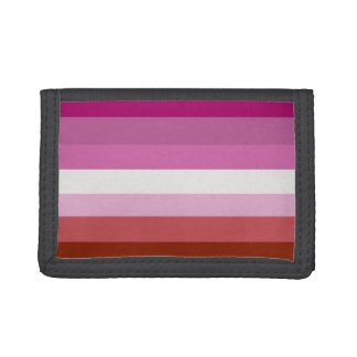 Lesbian Pride Flag (Origin) Trifold Wallet