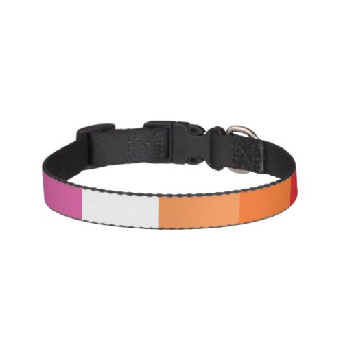 Lesbian Pride Flag Pet Collar