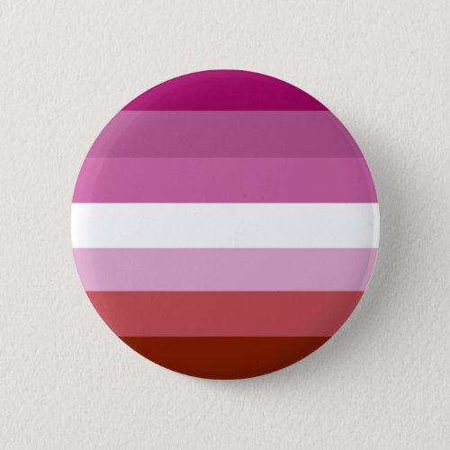 Lesbian pride flag pinback button