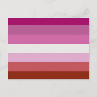 Lesbian Pride Flag Postcard