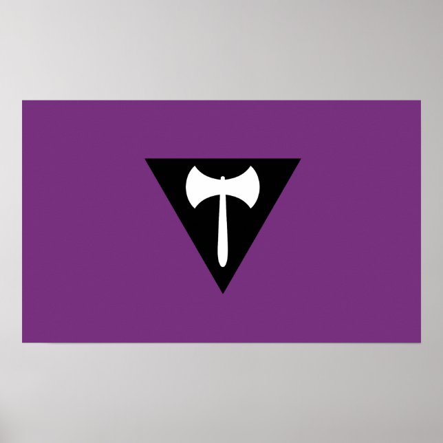 Lesbian Pride Flag Poster (Front)