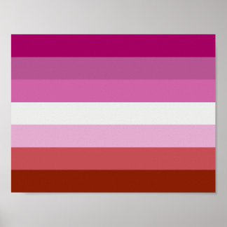 Lesbian Pride Flag Poster