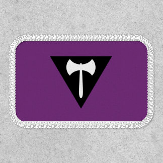 Lesbian Pride Flag  Purple Axe Patch