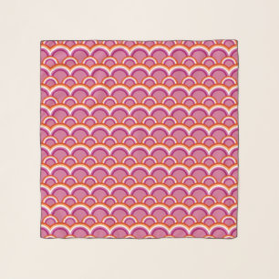 Lesbian pride flag rainbow pattern scarf