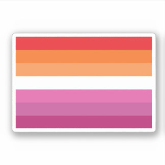 Lesbian Pride Flag Sticker