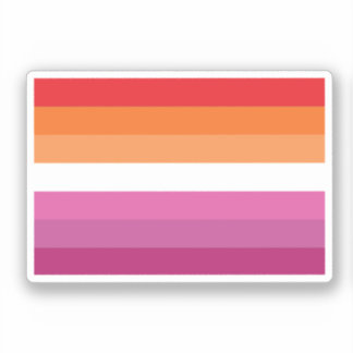 Lesbian Pride Flag Sticker
