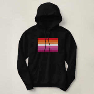 Lesbian Pride Flag (Sunset) Hoodie