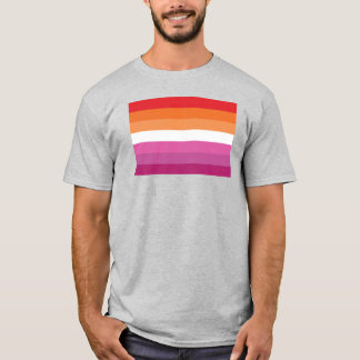 Lesbian Pride Flag (Sunset) T-Shirt