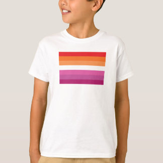 Lesbian Pride Flag (Sunset) T-Shirt
