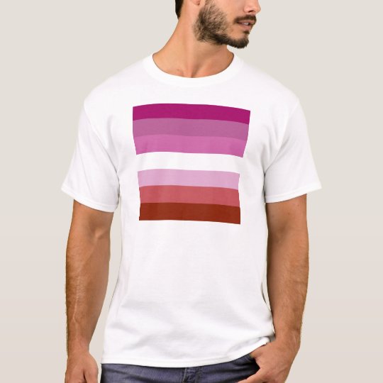 Lesbian Pride Flag T Shirt 0268