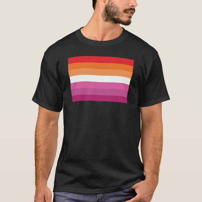 Lesbian Pride Flag T-Shirt (Front)