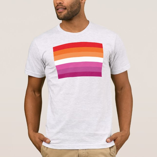 Lesbian Pride Flag T-Shirt (Front)