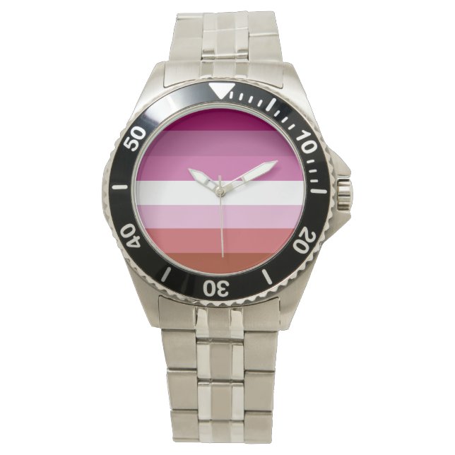 Lesbian pride flag watch (Front)