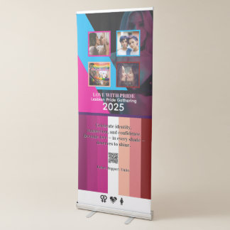 Lesbian Pride Gathering – Fully Customizable Retractable Banner