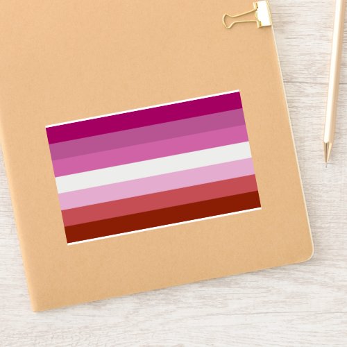 Lesbian Pride Gay Flag Sticker