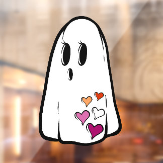 Lesbian Pride Ghost Window Cling