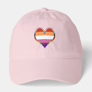 Lesbian Pride Heart Hat