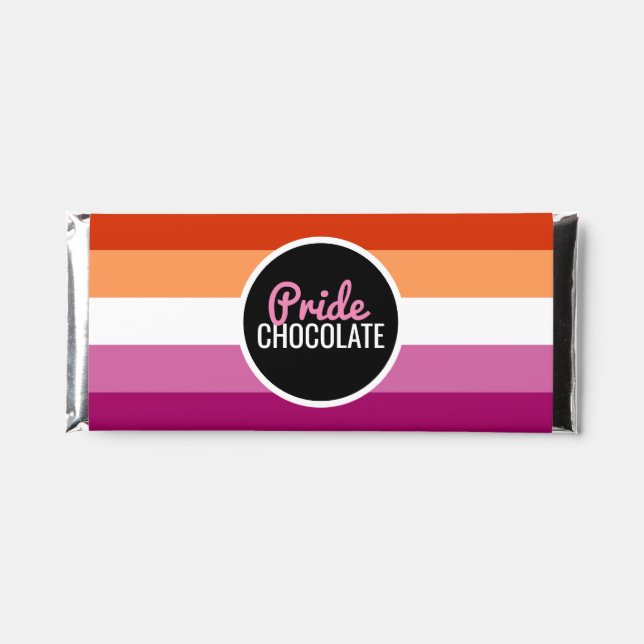 Lesbian Pride Hershey Bar Favors (Front)
