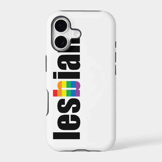 Lesbian Pride Iphone Case (Back)