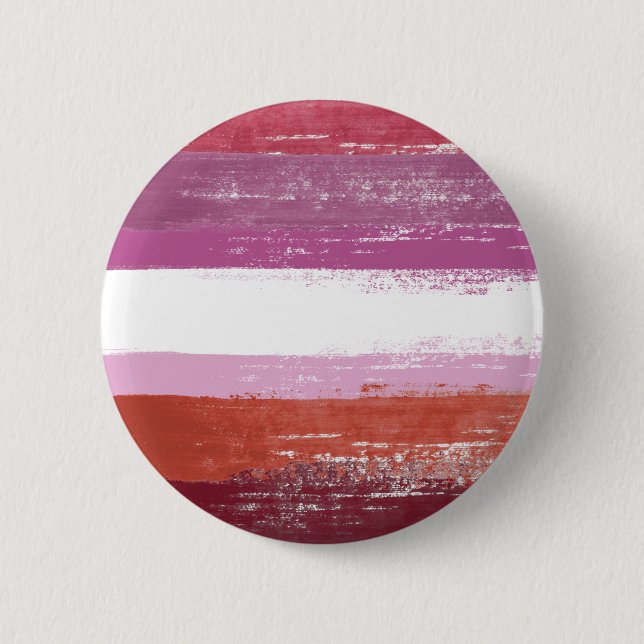 Lesbian Pride Paint Button (Front)