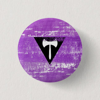 Lesbian Pride Paint (Labrys) Button