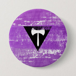 Lesbian Pride Paint (Labrys) Button