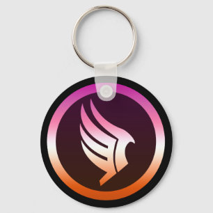 Lesbian Pride Paragon Mass Effect Icon Keychain