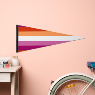 Lesbian Pride Pennant Flag