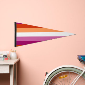 Lesbian Pride Pennant Flag