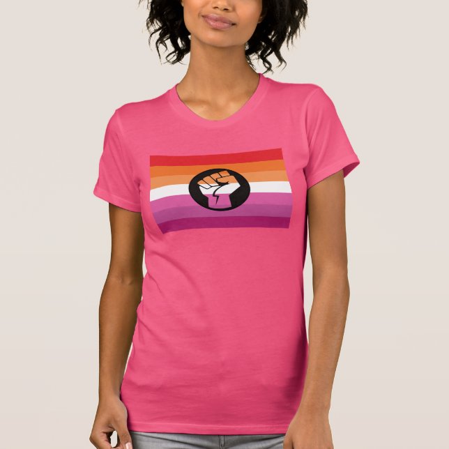 Lesbian Pride Resistance T-Shirt (Front)