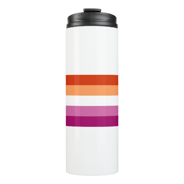 Lesbian Pride Thermal Tumbler (Front)