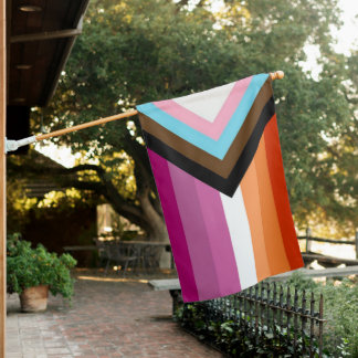 Lesbian Progress Pride Flag