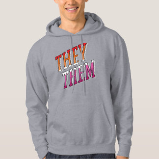 Lesbian Pronouns They Them Hoodie