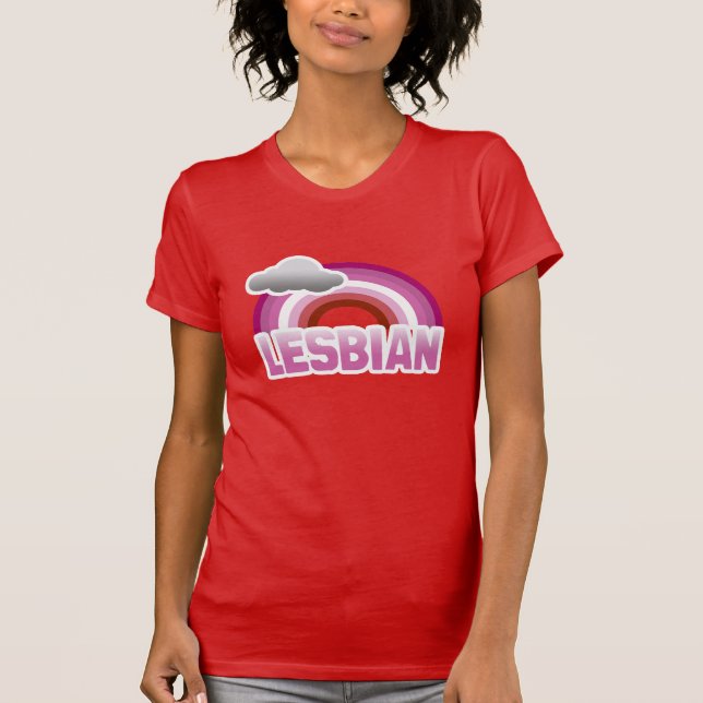 LESBIAN RAINBOW T-Shirt (Front)