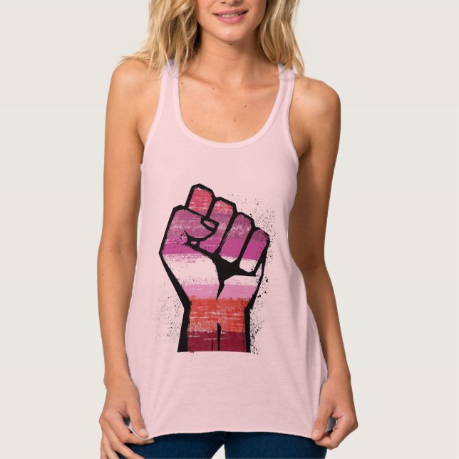 Lesbian Resistance Tank Top (Front)
