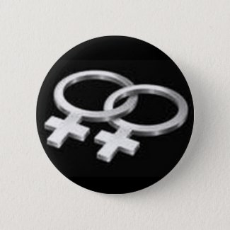 Lesbian Symbols Pinback Button
