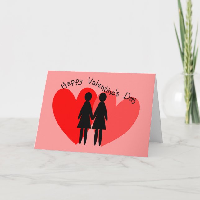Lesbian Valentine Cards & Gifts (Front)