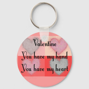 Lesbian Valentine Gifts "You Have My Heart" Keychain