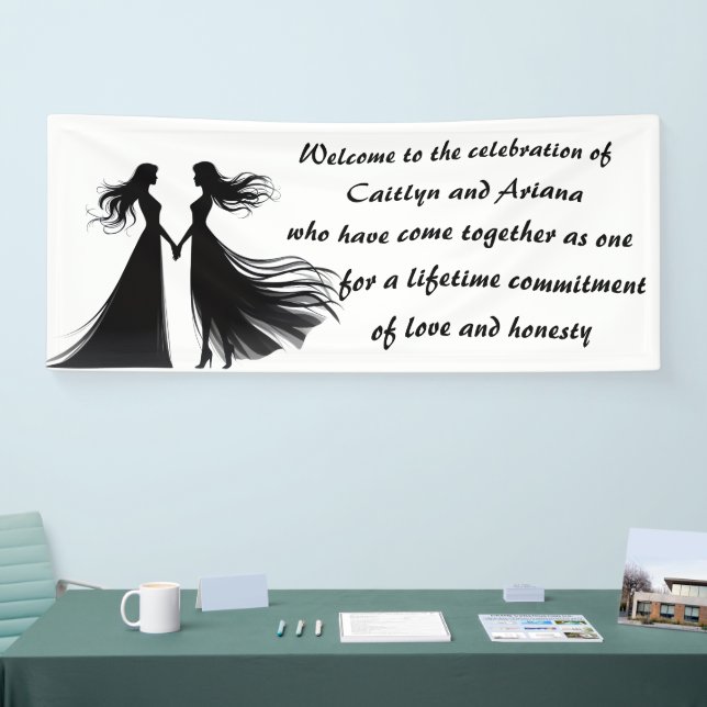Lesbian Wedding Banner (Tradeshow)