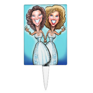 Lesbian Wedding Cake Toppers